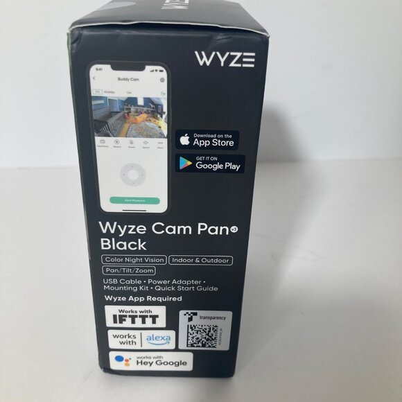 Wyze Cam Pan Black NIB Model WYZECPAN3 - Picture 4 of 6